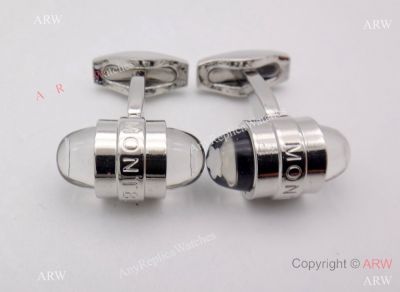 Buy Copy Mont Blanc Logo Engrave Cufflinks - Stainless Steel AAA+
